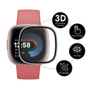 1 PCS For Fitbit Versa 4 / Sense 2 ENKAY 3D Full Coverage Soft PC Edge + PMMA HD Screen Protector Film