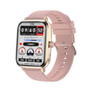 HK20 1.85 inch Color Screen Smart Watch,Support Heart Rate Monitoring/Blood Pressure Monitoring(Gold)