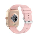 HK20 1.85 inch Color Screen Smart Watch,Support Heart Rate Monitoring/Blood Pressure Monitoring(Gold)