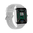 HK20 1.85 inch Color Screen Smart Watch,Support Heart Rate Monitoring/Blood Pressure Monitoring(Silver)