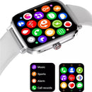 HK20 1.85 inch Color Screen Smart Watch,Support Heart Rate Monitoring/Blood Pressure Monitoring(Gold)