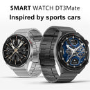 DT3 Mate 1.5 inch Color Screen Smart Watch,Support Heart Rate Monitoring/Blood Pressure Monitoring(Black)