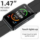EP01 1.47 inch Color Screen Smart Watch,Support Heart Rate Monitoring/Blood Pressure Monitoring(Black)