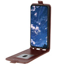 For Motorola Moto G32 R64 Texture Vertical Flip Leather Phone Case(Brown)
