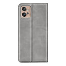 For Motorola Moto G32 Retro-skin Magnetic Suction Leather Phone Case(Grey)