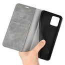 For Motorola Moto G32 Retro-skin Magnetic Suction Leather Phone Case(Grey)