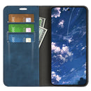 For Motorola Moto G32 Retro-skin Magnetic Suction Leather Phone Case(Dark Blue)