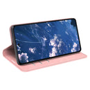 For Motorola Moto G32 Retro-skin Magnetic Suction Leather Phone Case(Pink)