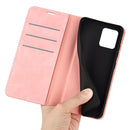 For Motorola Moto G32 Retro-skin Magnetic Suction Leather Phone Case(Pink)