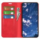 For Motorola Moto G32 Retro-skin Magnetic Suction Leather Phone Case(Red)