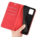 For Motorola Moto G32 Retro-skin Magnetic Suction Leather Phone Case(Red)