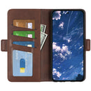 For Motorola Moto G32 Dual-side Magnetic Buckle Leather Phone Case(Brown)