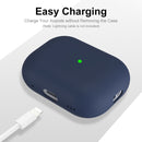 For Apple AirPods Pro 2 2022 ENKAY Ultra-thin Silicone Case(Dark Blue)