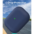 For Apple AirPods Pro 2 2022 ENKAY Ultra-thin Silicone Case(Dark Blue)
