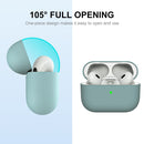 For Apple AirPods Pro 2 2022 ENKAY Ultra-thin Silicone Case(Light Green)