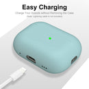 For Apple AirPods Pro 2 2022 ENKAY Ultra-thin Silicone Case(Light Green)