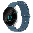 For Garmin Forerunner 55 20mm Ocean Style Silicone Solid Color Watch Band(Rock Gray)