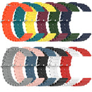 For Garmin Forerunner 55 20mm Ocean Style Silicone Solid Color Watch Band(Orange)