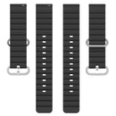 For Garmin Forerunner 55 20mm Ocean Style Silicone Solid Color Watch Band(Yellow)
