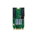 ST551 6Gbps PCIe B+M key to 2 Port SATA 3.0 Card M.2 to dual SATA Adapter