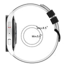 For Xiaomi MI Watch Sport 22mm Two-Color Silicone Watch Band(Black+White)