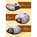 JUNSUNMAY Adjustable Temperature Pet Electric Blanket Cushion Winter Warmer Sleeping Bag, Size:XL 60 x 75cm(Lion)