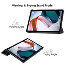 For Xiaomi Redmi Pad 10.61 inch ENKAY Tri-fold Custer Texture Leather Stand Smart Case(Dark Blue)