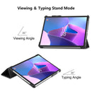 For Lenovo Tab P11 Pro Gen2 11.2 inch 2022 ENKAY Tri-fold Custer Texture Leather Stand Smart Case(Purple)