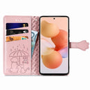 For Xiaomi 12T / 12T Pro / Redmi K50 Ultra Cute Cat and Dog Embossed Leather Phone Case(Rose Gold)