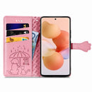 For Xiaomi 12T / 12T Pro / Redmi K50 Ultra Cute Cat and Dog Embossed Leather Phone Case(Pink)