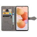 For Xiaomi 12T / 12T Pro / Redmi K50 Ultra Mandala Flower Embossed Leather Phone Case(Gray)