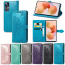 For Xiaomi 12T / 12T Pro / Redmi K50 Ultra Mandala Flower Embossed Leather Phone Case(Black)