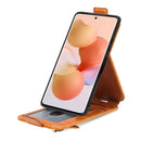 For Xiaomi 12T / 12T Pro / Redmi K50 Ultra Zipper Wallet Vertical Flip Leather Phone Case(Brown)