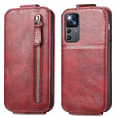 For Xiaomi 12T / 12T Pro / Redmi K50 Ultra Zipper Wallet Vertical Flip Leather Phone Case(Red)