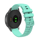 For Amazfit GTR 3 Pro 22mm Wavy Dotted Solid-Color Silicone Watch Band(Green)