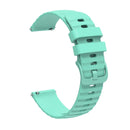 For Amazfit GTR 3 Pro 22mm Wavy Dotted Solid-Color Silicone Watch Band(Green)