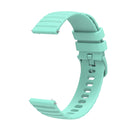 For Amazfit GTR 3 Pro 22mm Wavy Dotted Solid-Color Silicone Watch Band(Green)