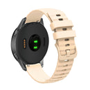 For Amazfit GTR 3 Pro 22mm Wavy Dotted Solid-Color Silicone Watch Band(Star Light Color)