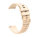 For Amazfit GTR 3 Pro 22mm Wavy Dotted Solid-Color Silicone Watch Band(Star Light Color)