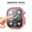 For Apple Watch Ultra 49mm ENKAY Full Coverage Electroplated Soft TPU Case with Screen Film(Silver)