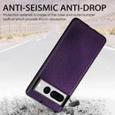 For Google Pixel 7 Pro Flow Color Leather Phone Case(Blue)