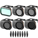 K&F Concept SKU.1930 6-Pack Filter Kit UV+ND4PL+ND8PL+ND16PL+ND32PL+ND64PL Len Filter Set with Propeller Blade for DJI Mavic Mini / Mini 2 / SE Drone