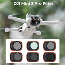 For DJI Mini 3 Pro K&F Concept SKU.1946 6 in 1 UV+CPL+ND8+ND16+ND32+ND64 HD Filter Set