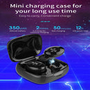 XG12 TWS Portable In-Ear Bluetooth 5.0 Mini Wireless Binaural Sports Headphones(Black)