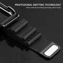 Milanese Loop Magnetic Stainless Steel Watch Band With Frame for Apple Watch Series 4 / 5 40mm(Black)