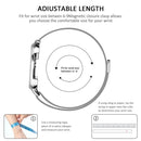 Milanese Loop Magnetic Stainless Steel Watch Band With Frame for Apple Watch Series 4 / 5 40mm(Silver)