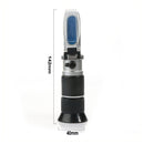 RZ117 Optical Brix Meter Handheld High Concentration Brix Meter Honey Sugar Meter 0-90 Range