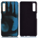 Paste Skin + PC Thermal Sensor Discoloration Case for Samsung A50(Black blue)