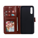 Mandala Embossing Pattern Horizontal Flip Leather Case for Samsung Galaxy A70, with Holder & Card Slots & Wallet & Photo Frame & Lanyard(Brown)