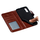 Mandala Embossing Pattern Horizontal Flip Leather Case for Samsung Galaxy A70, with Holder & Card Slots & Wallet & Photo Frame & Lanyard(Brown)